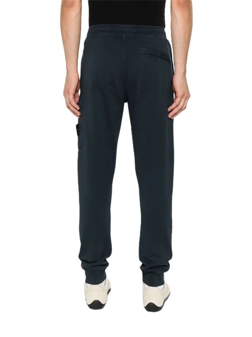 Stone Island Pantaloni navy con coulisse e tasca applicata Stone Island | K2S156200010S0051V0020 NAVY BLUE
